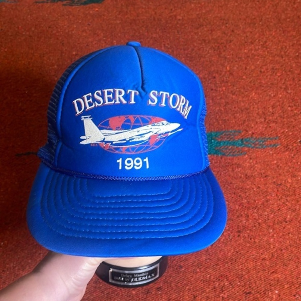 Desert Storm 1991 Vintage Nissin Snapback‎ Hat
